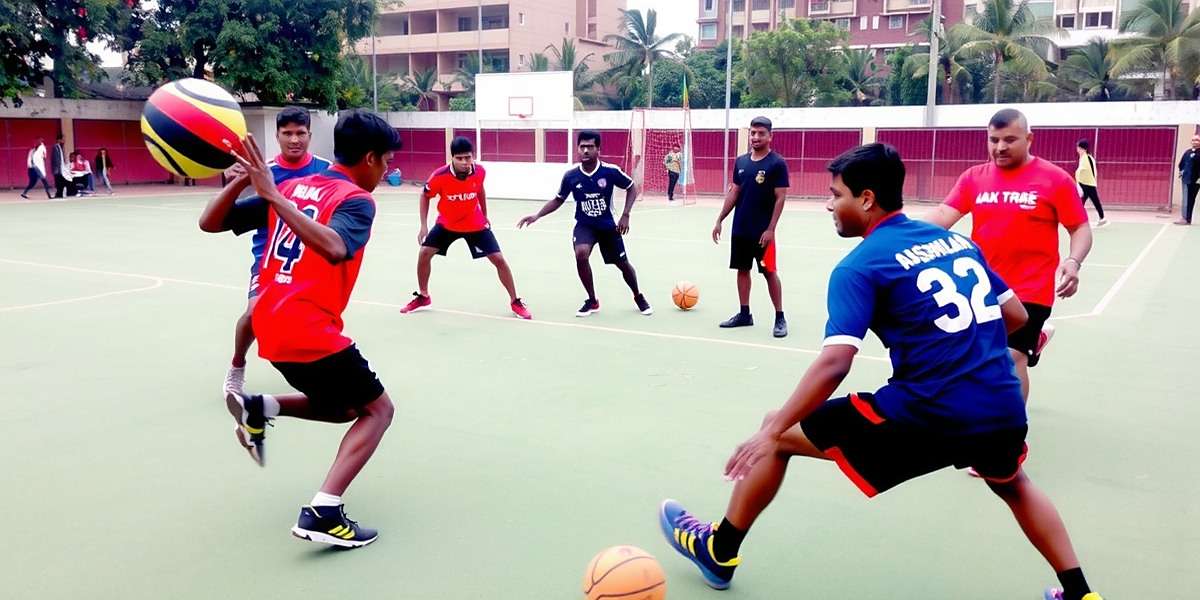 Dynamic Dribblers - Thriving Player Community Dynamic Dribblers players gathering for a local tournament in Mumbai
